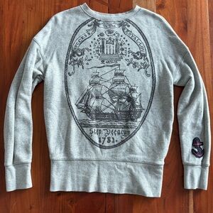 Uniqlo x Thomaspaul Maritime collaboration crewneck sweatshirt